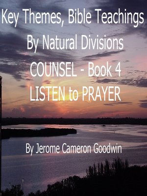cover image of COUNSEL--LISTEN to PRAYER--Book 4--KTBND